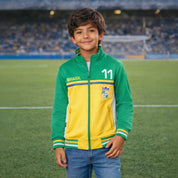 Sudadera de Brasil para niños Unisex con bolsillos - Greenlander