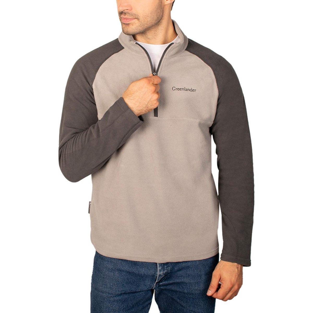 Sudadera de fleece para hombre con bordado Greenlander - Greenlander