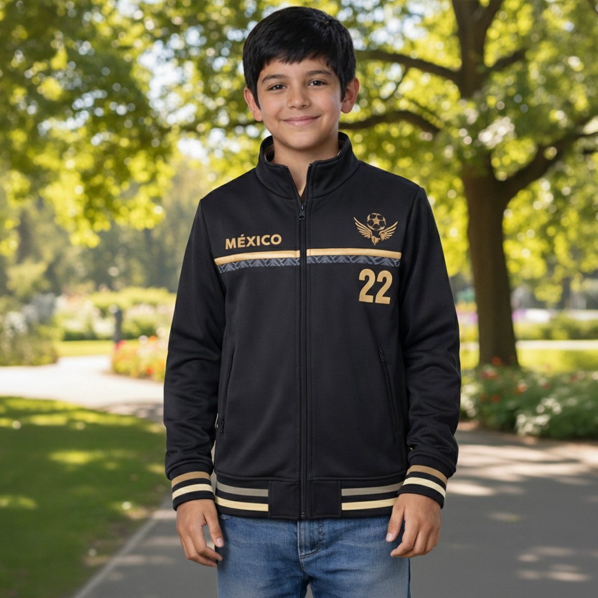 Sudadera de México para niños Unisex con bolsillos - Greenlander