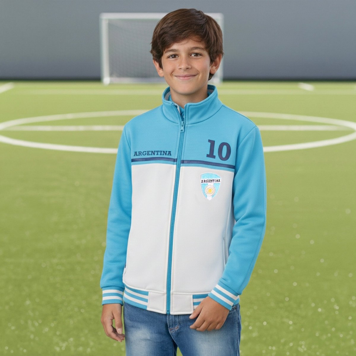 Sudadera del Mundial para niños Unisex con bolsillos - Argentina - Greenlander
