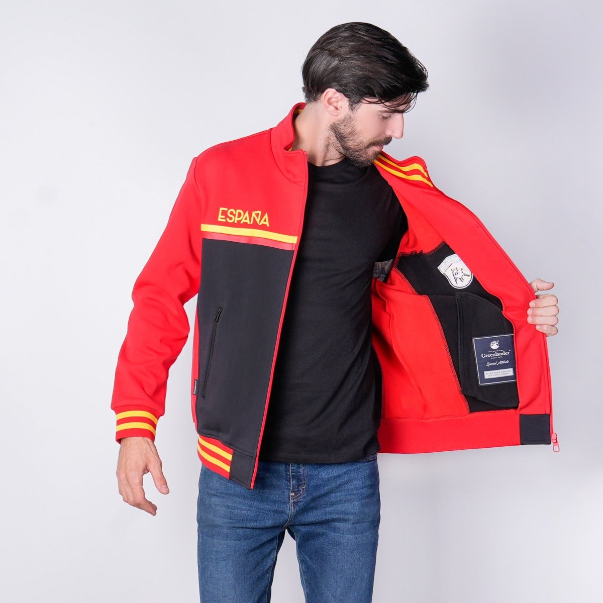 Sudadera Deportiva de España para Hombre Futbolera - Greenlander