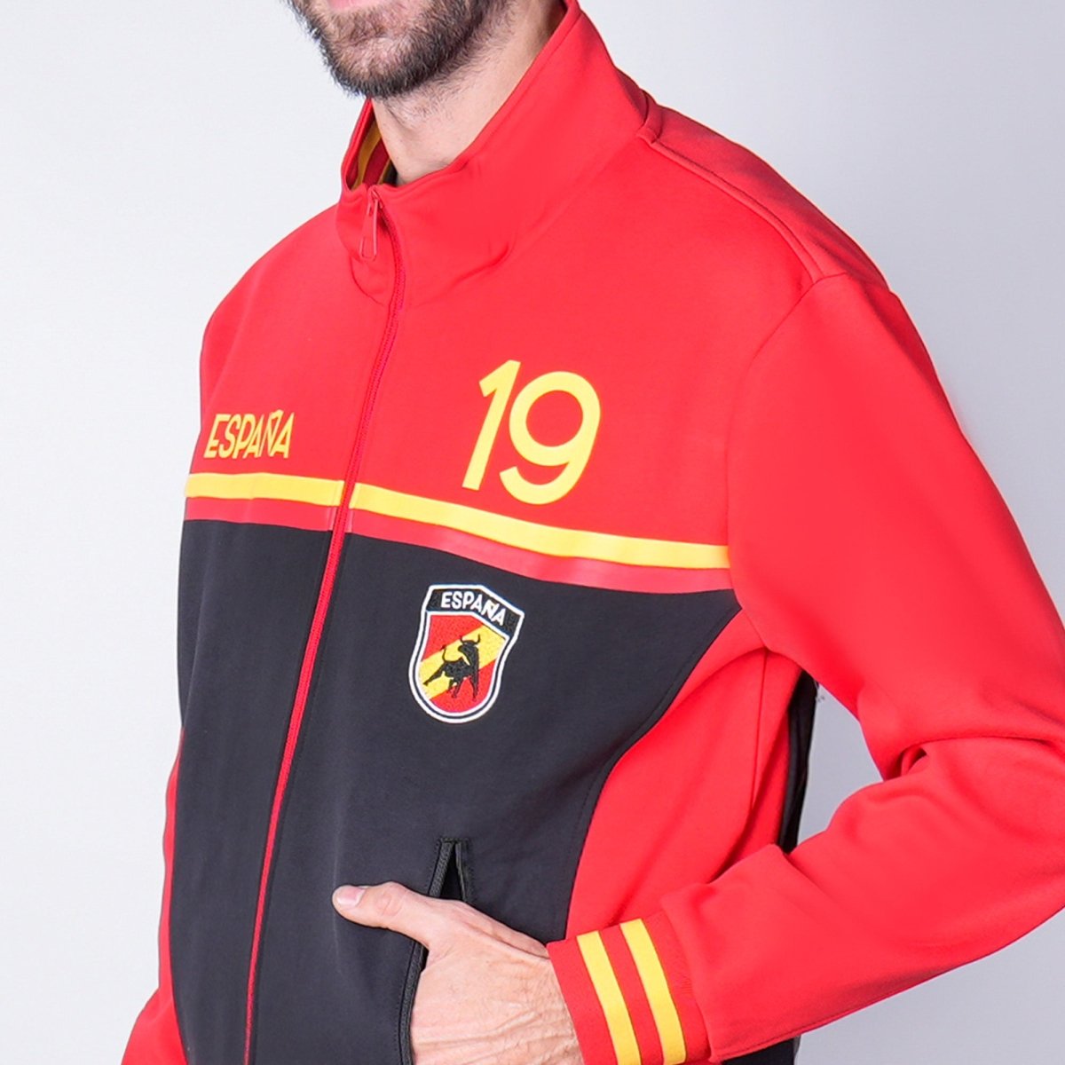 Sudadera Deportiva de España para Hombre Futbolera - Greenlander