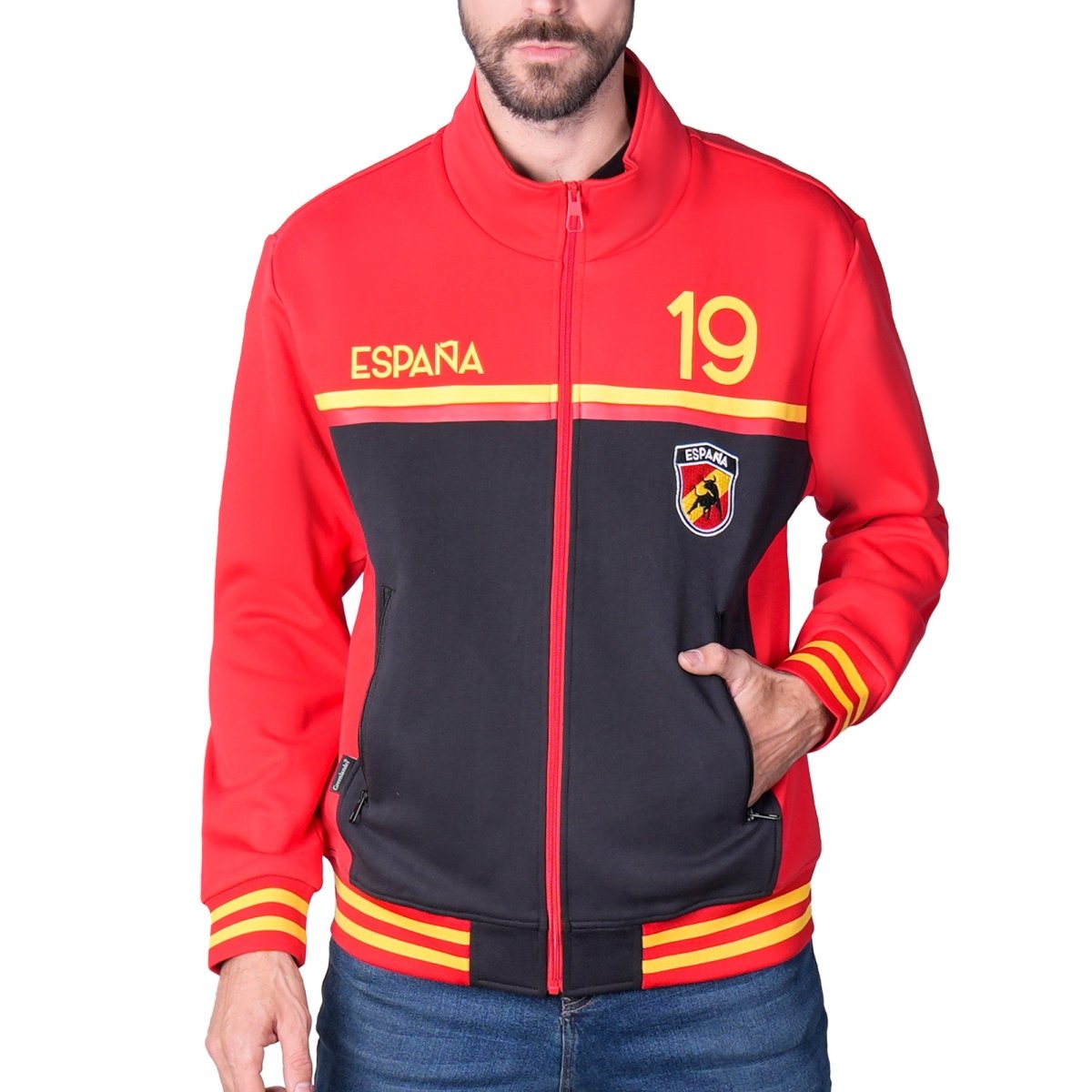 Sudadera Deportiva de España para Hombre Futbolera - Greenlander