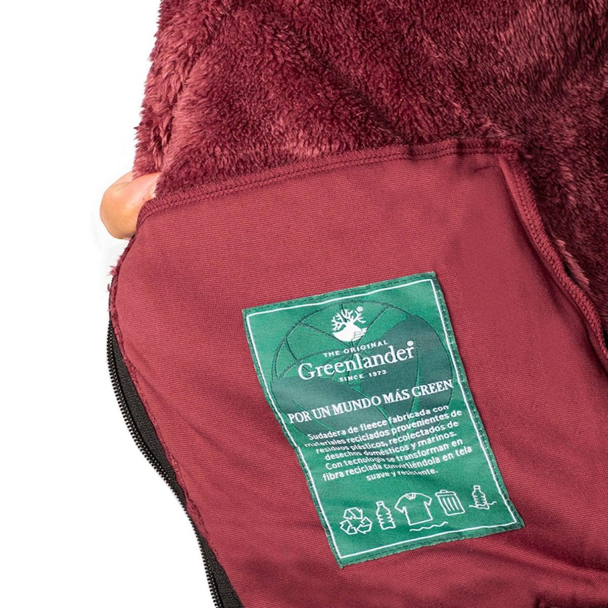 Sudadera Eco Fleece con Fur Greenlander Hombre Plus size - Greenlander