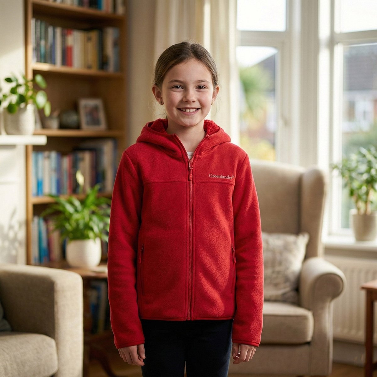 Sudadera Eco - Fleece para niña con forro de fur Greenlander - Greenlander