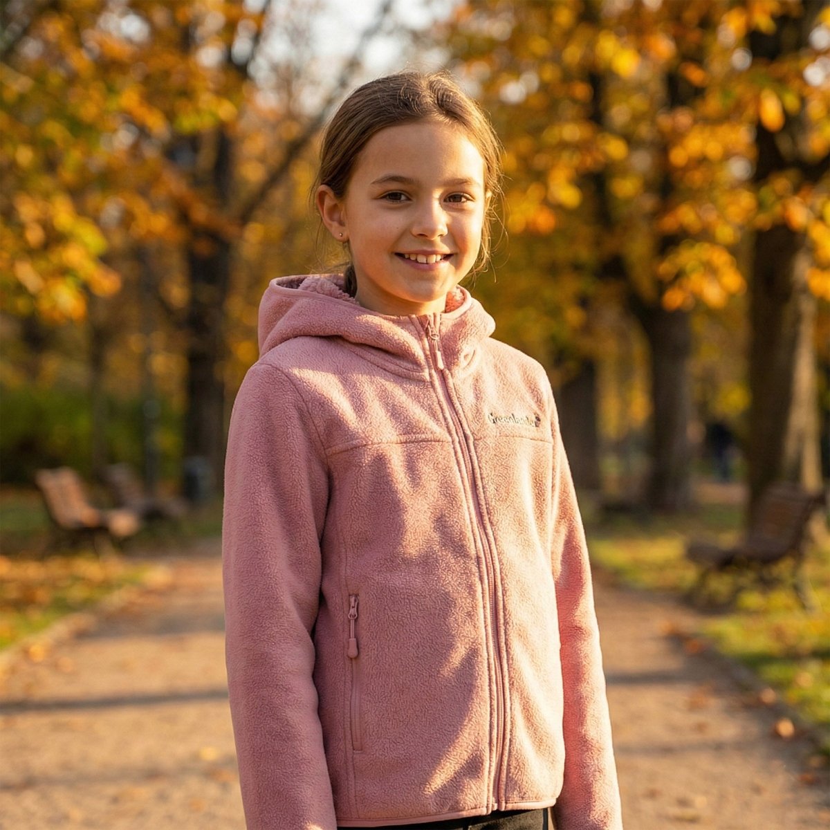 Sudadera Eco - Fleece para niña con forro de fur Greenlander - Greenlander