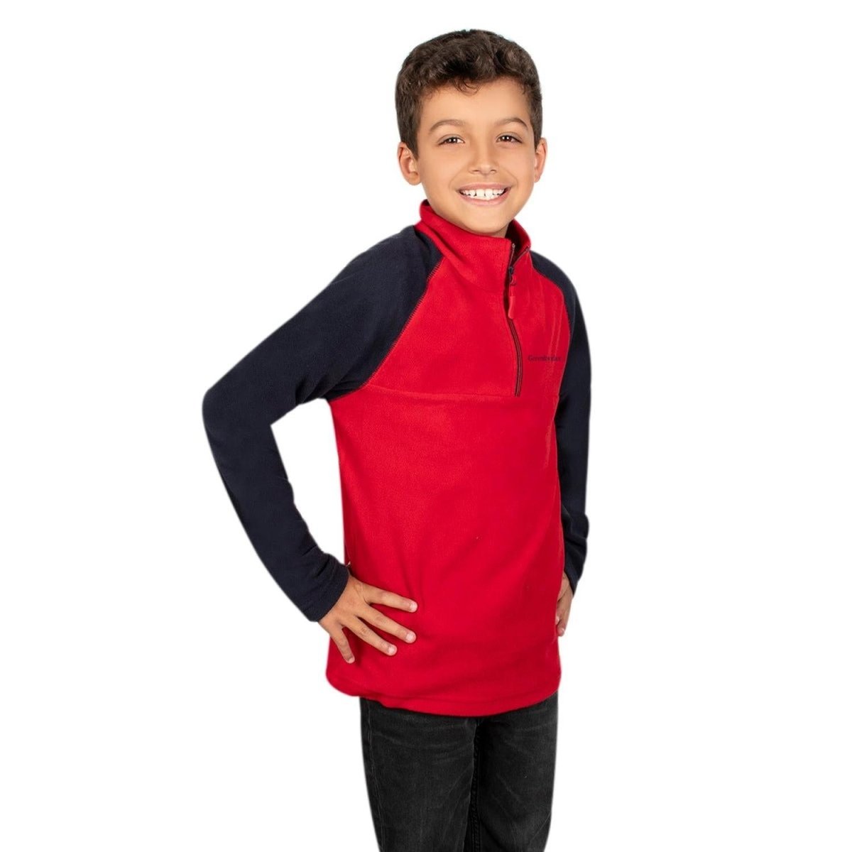 Sudadera Fleece Comfort Medio Cierre Niño - Greenlander