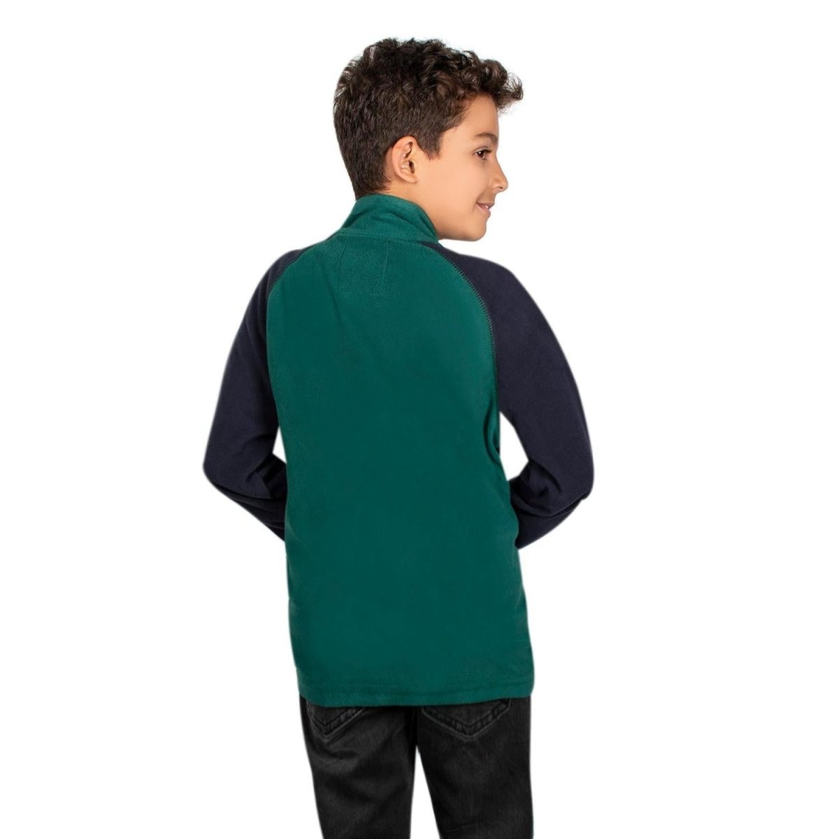 Sudadera Fleece Comfort Medio Cierre Niño - Greenlander