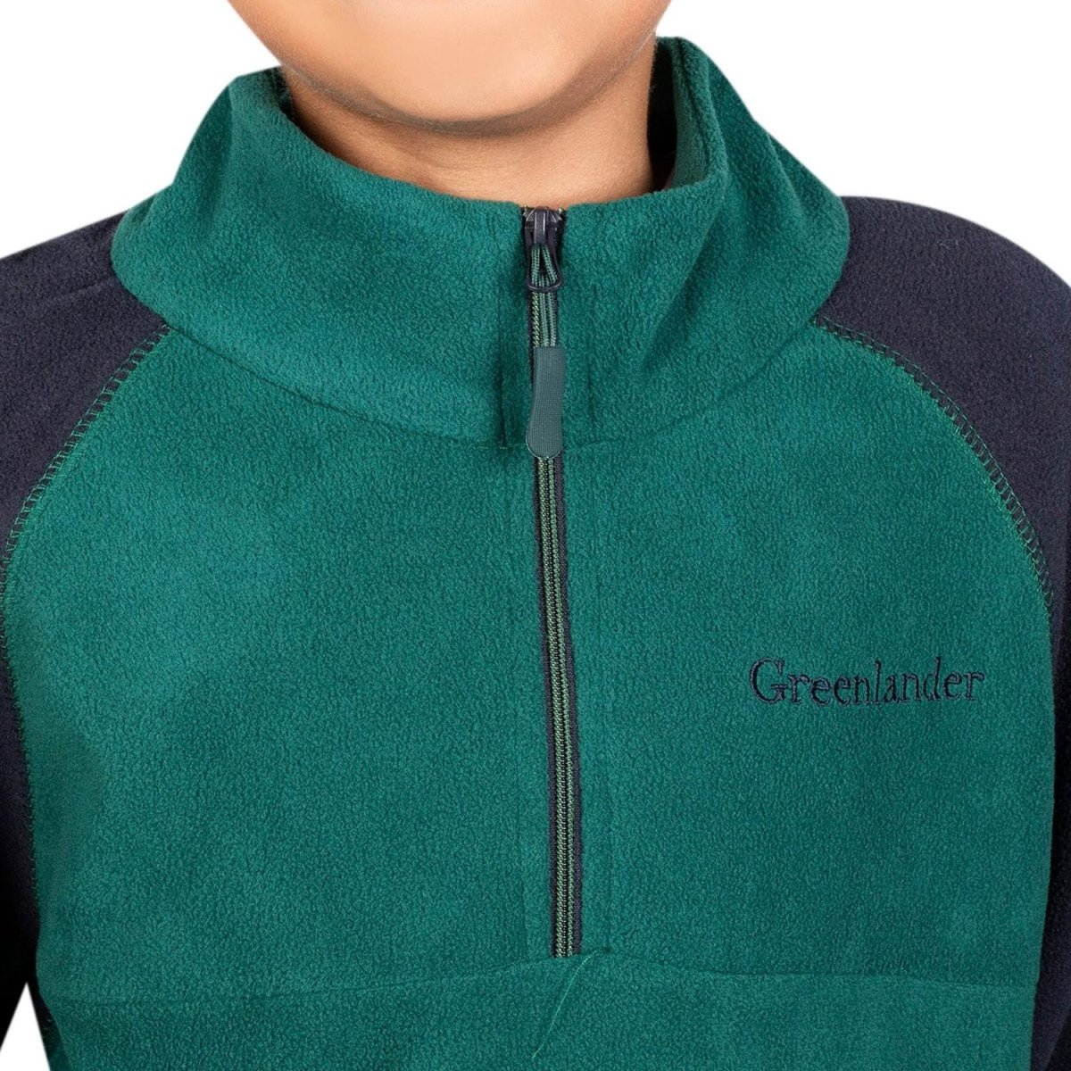 Sudadera Fleece Comfort Medio Cierre Niño - Greenlander