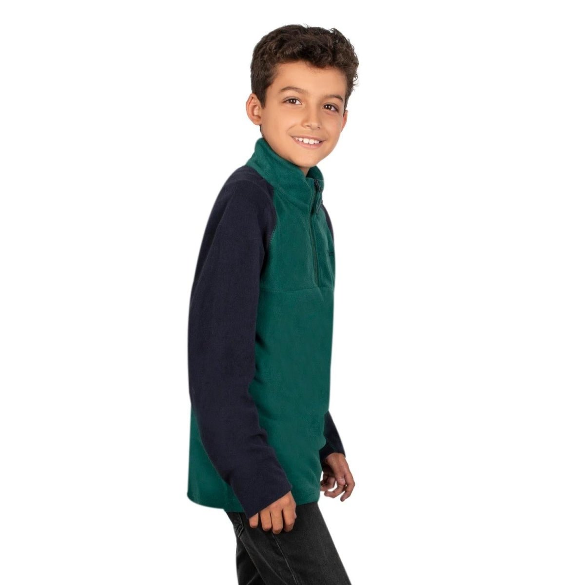 Sudadera Fleece Comfort Medio Cierre Niño - Greenlander