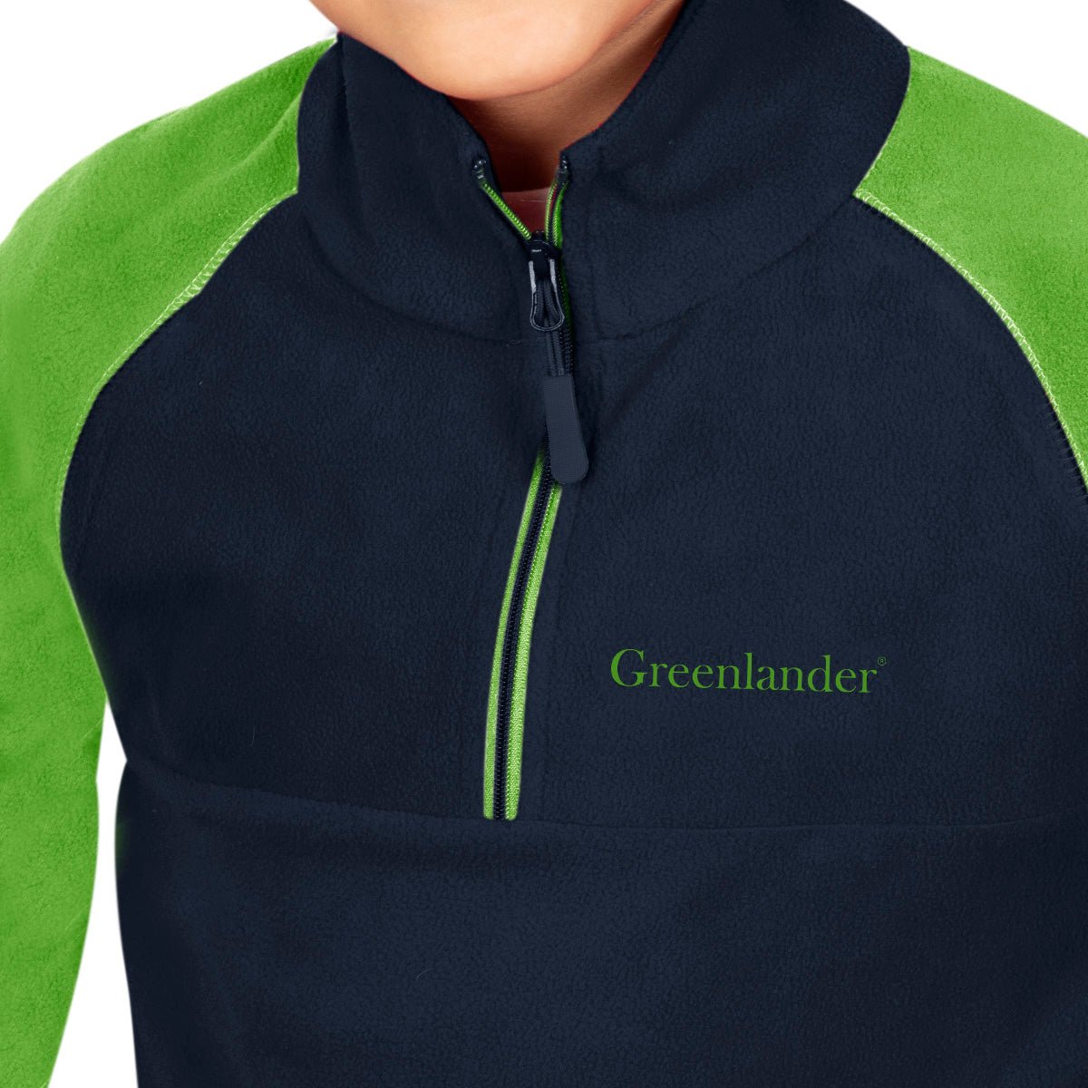 Sudadera Fleece Comfort Medio Cierre Niño - Greenlander