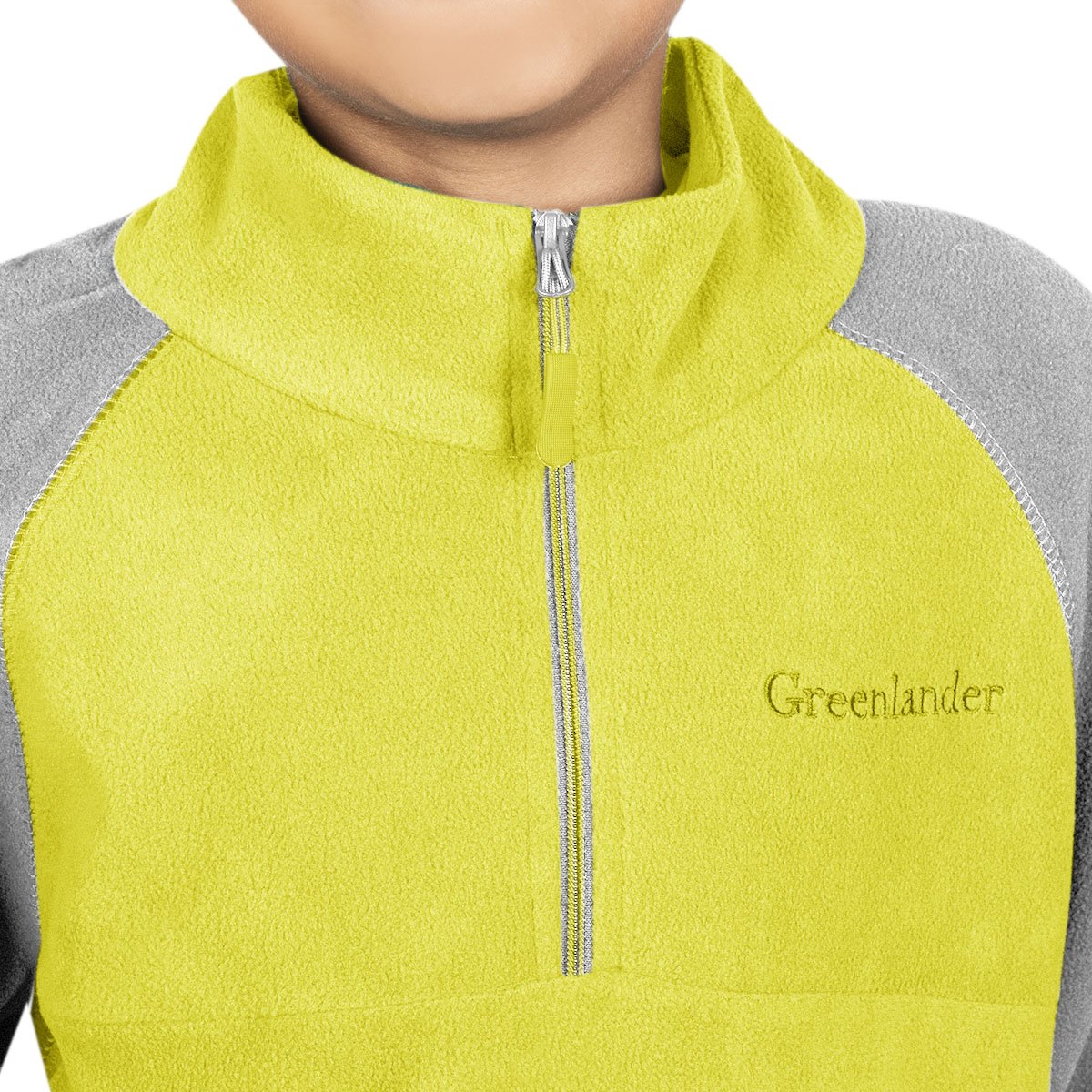 Sudadera Fleece Comfort Medio Cierre Niño - Greenlander