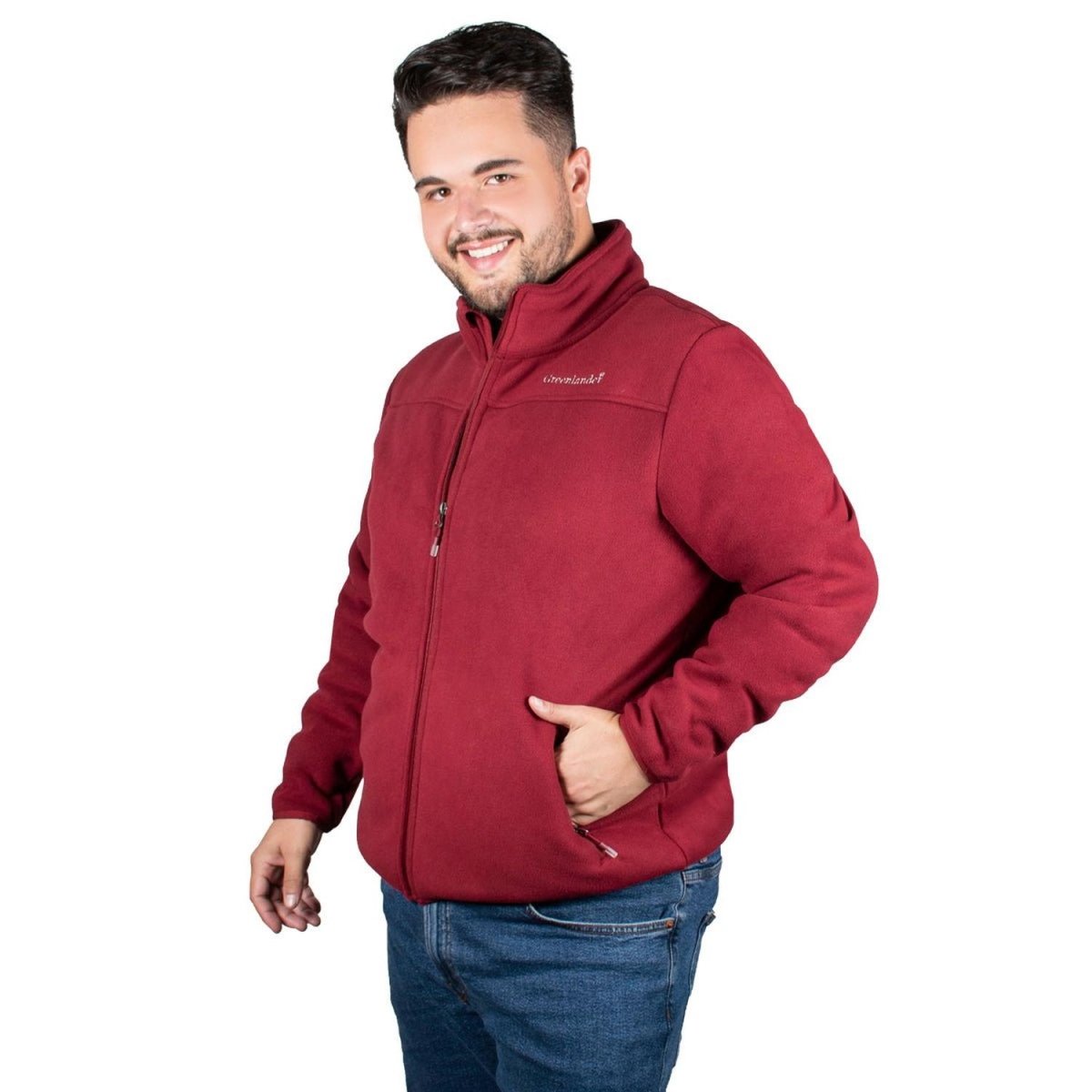 Sudadera Fleece Con Forro En Fur Hombre Plus Size - Greenlander