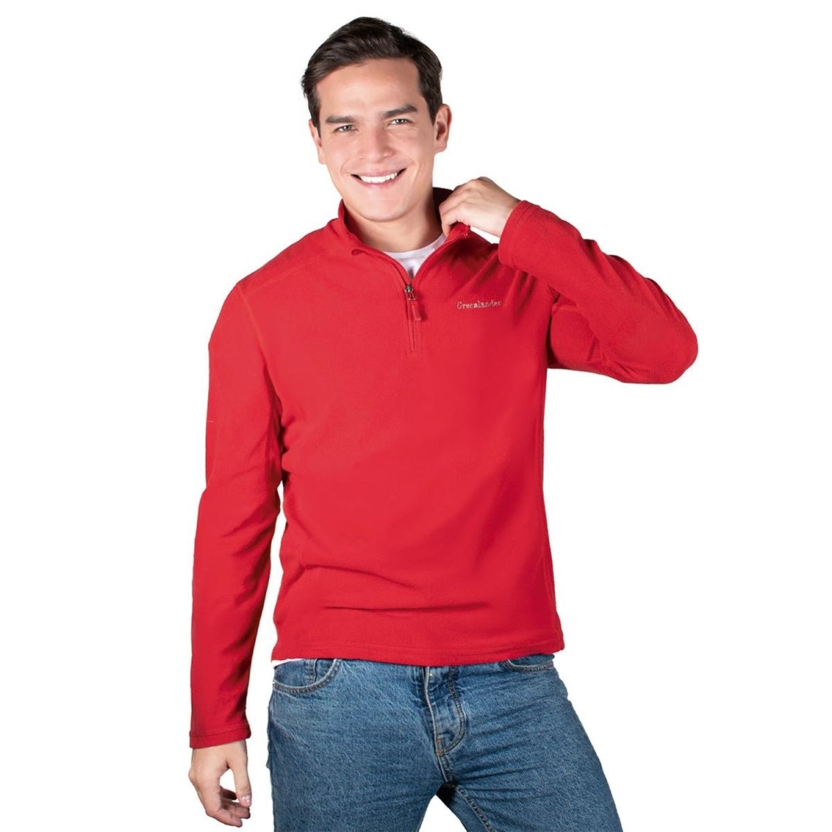 Sudadera Fleece Medio Cierre Hombre - Greenlander