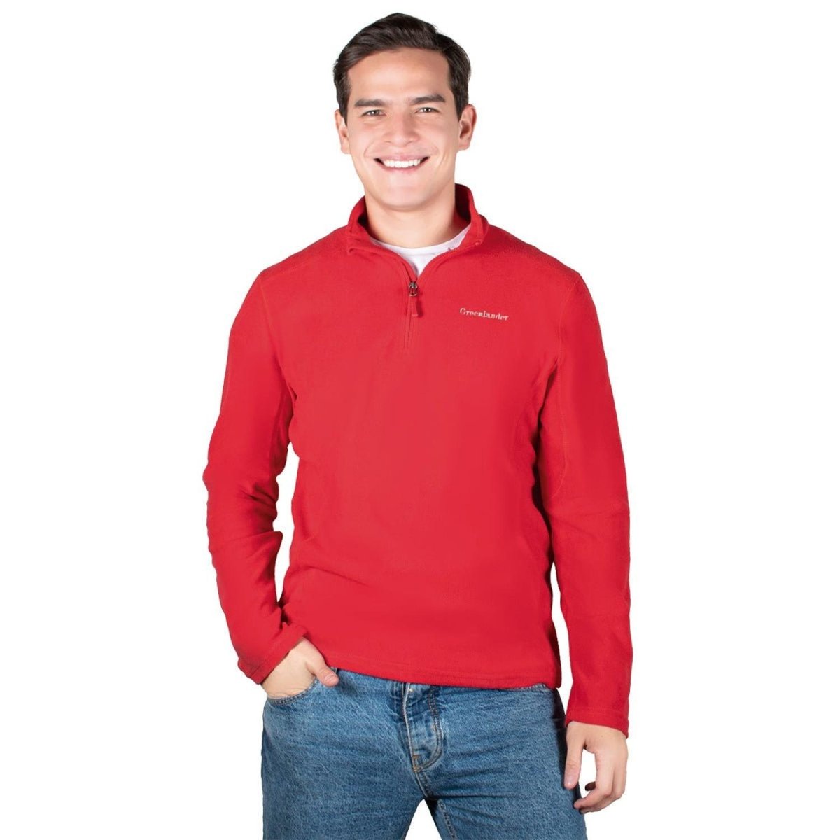 Sudadera Fleece Medio Cierre Hombre - Greenlander