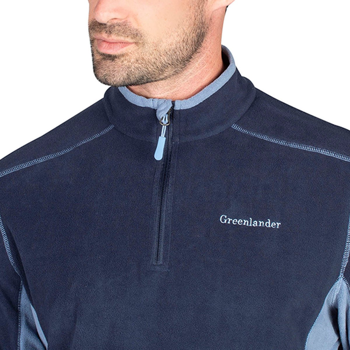 Sudadera Fleece Medio Cierre Hombre - The Original Greenlander