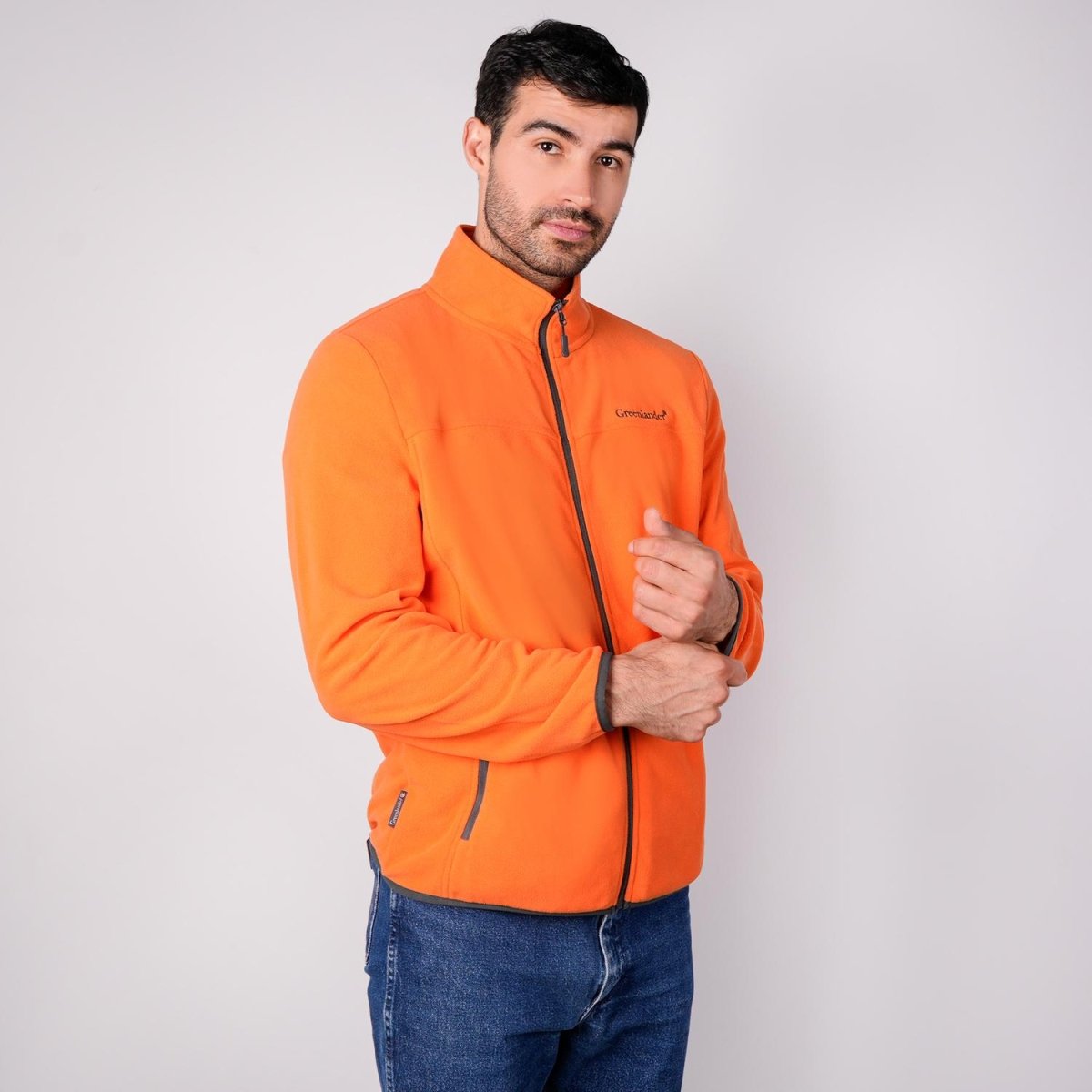 Sudadera Fleece para hombre con cuello alto y bolsillos Greenlander - Greenlander
