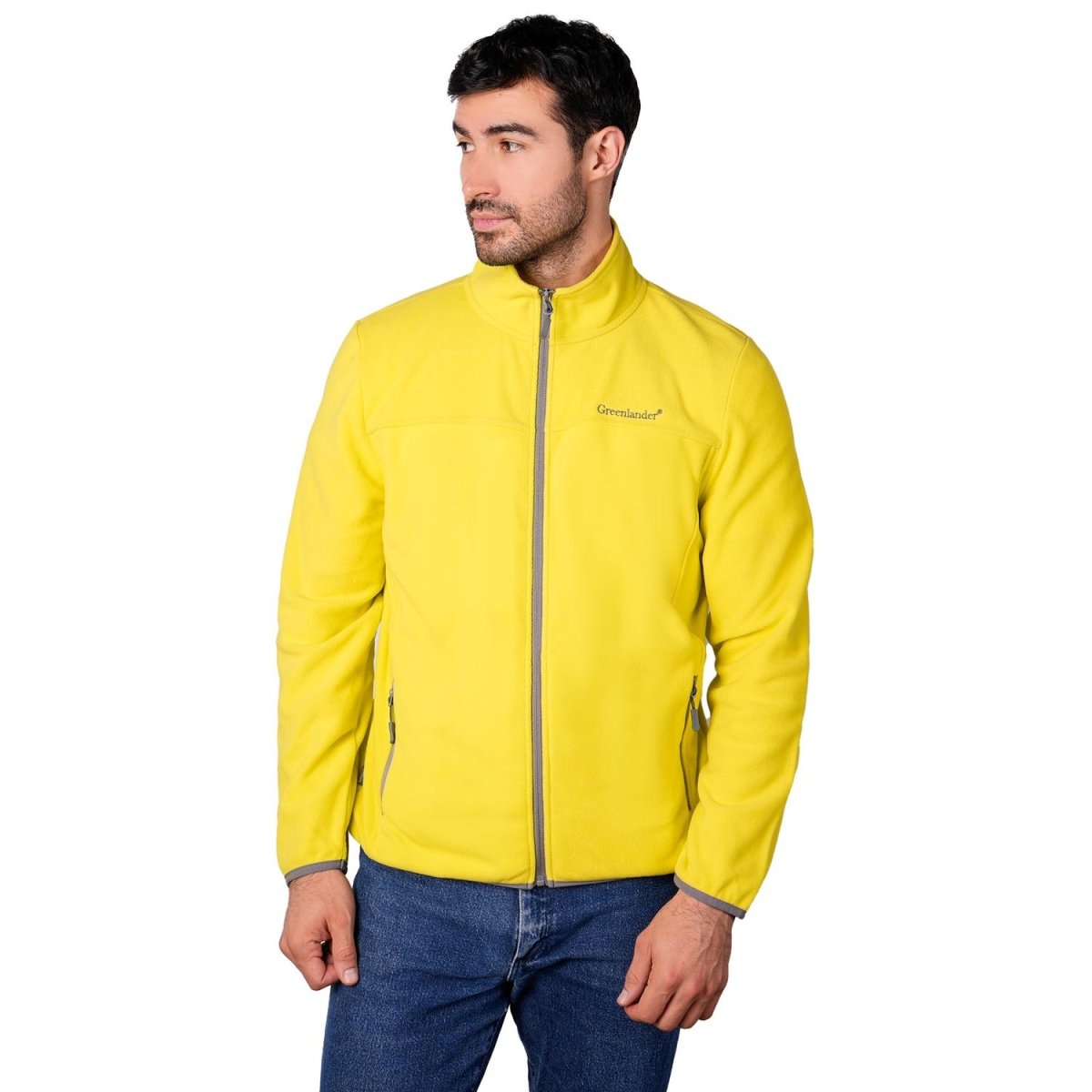 Sudadera Fleece para hombre con cuello alto y bolsillos Greenlander - Greenlander