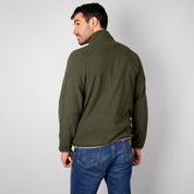 Sudadera Fleece para hombre con cuello alto y bolsillos Greenlander - Greenlander