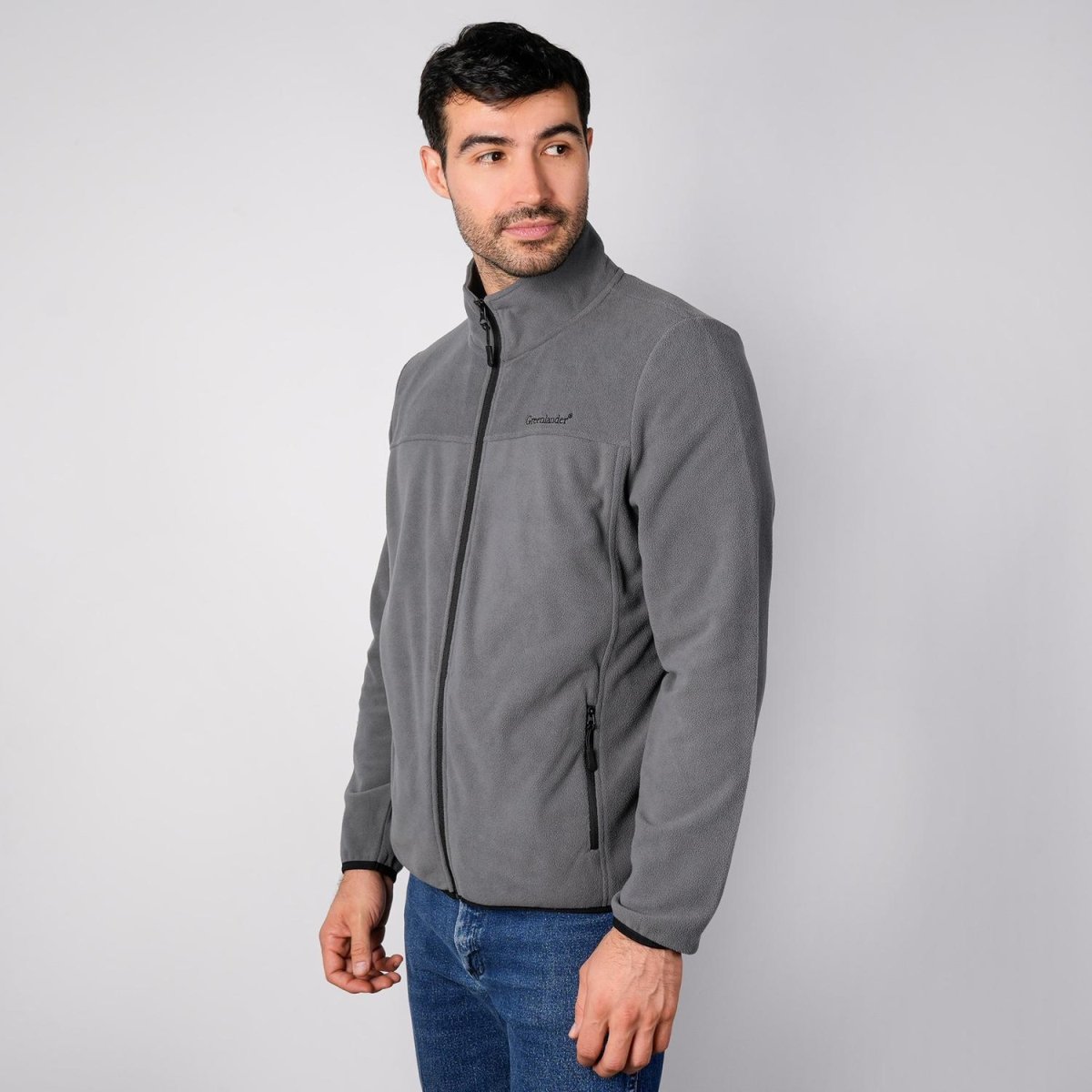 Sudadera Fleece para hombre con cuello alto y bolsillos Greenlander - Greenlander