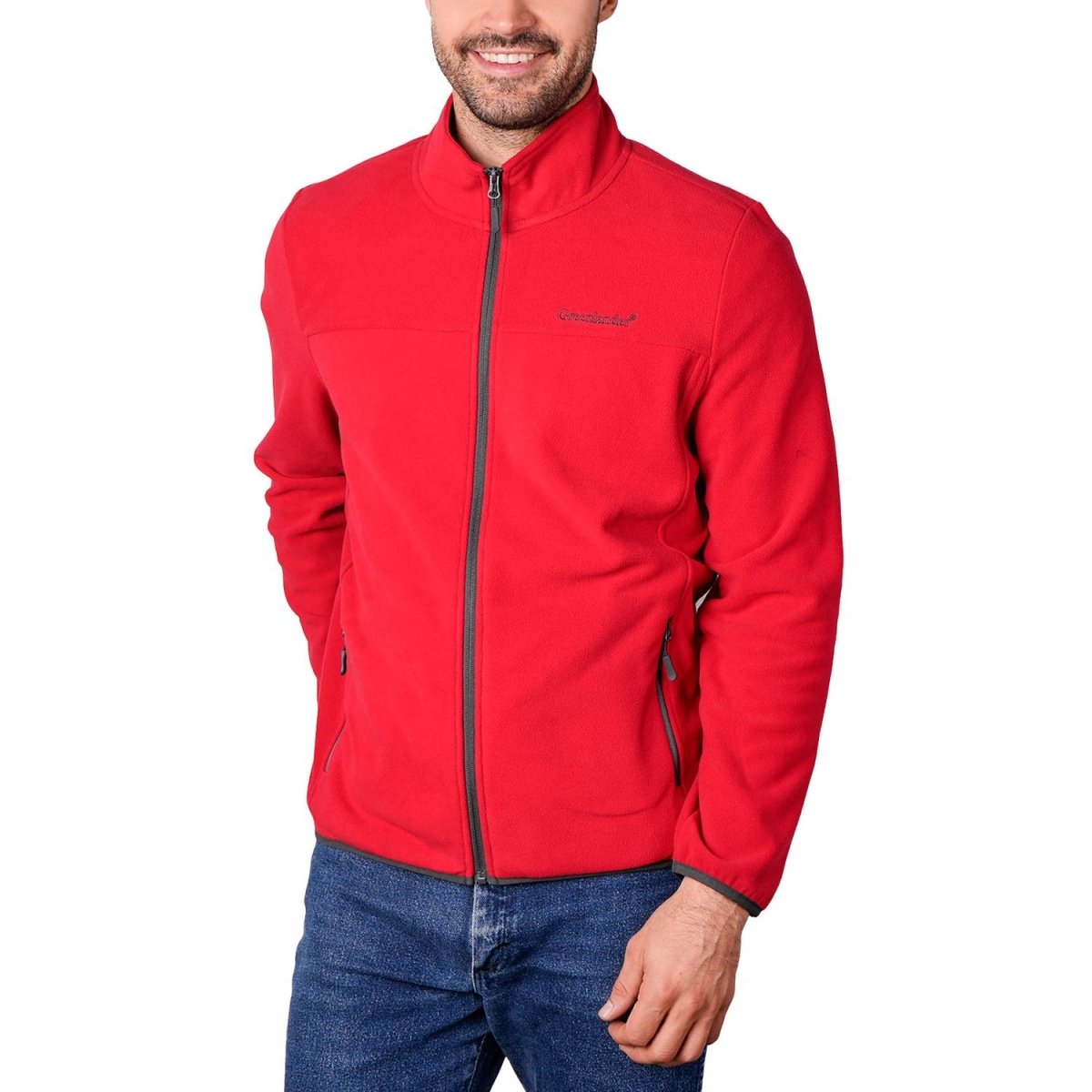 Sudadera Fleece para hombre con cuello alto y bolsillos Greenlander - Greenlander