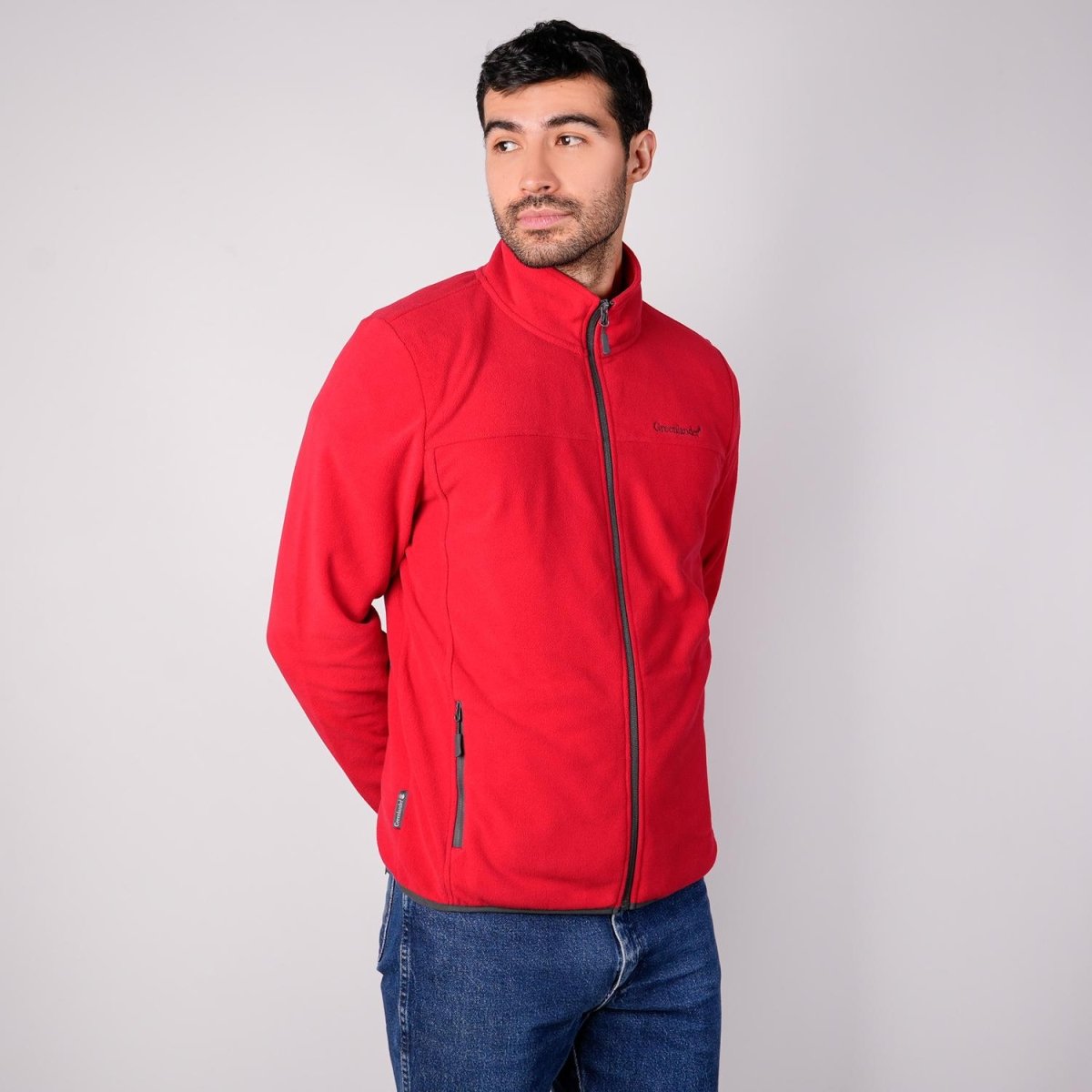 Sudadera Fleece para hombre con cuello alto y bolsillos Greenlander - Greenlander