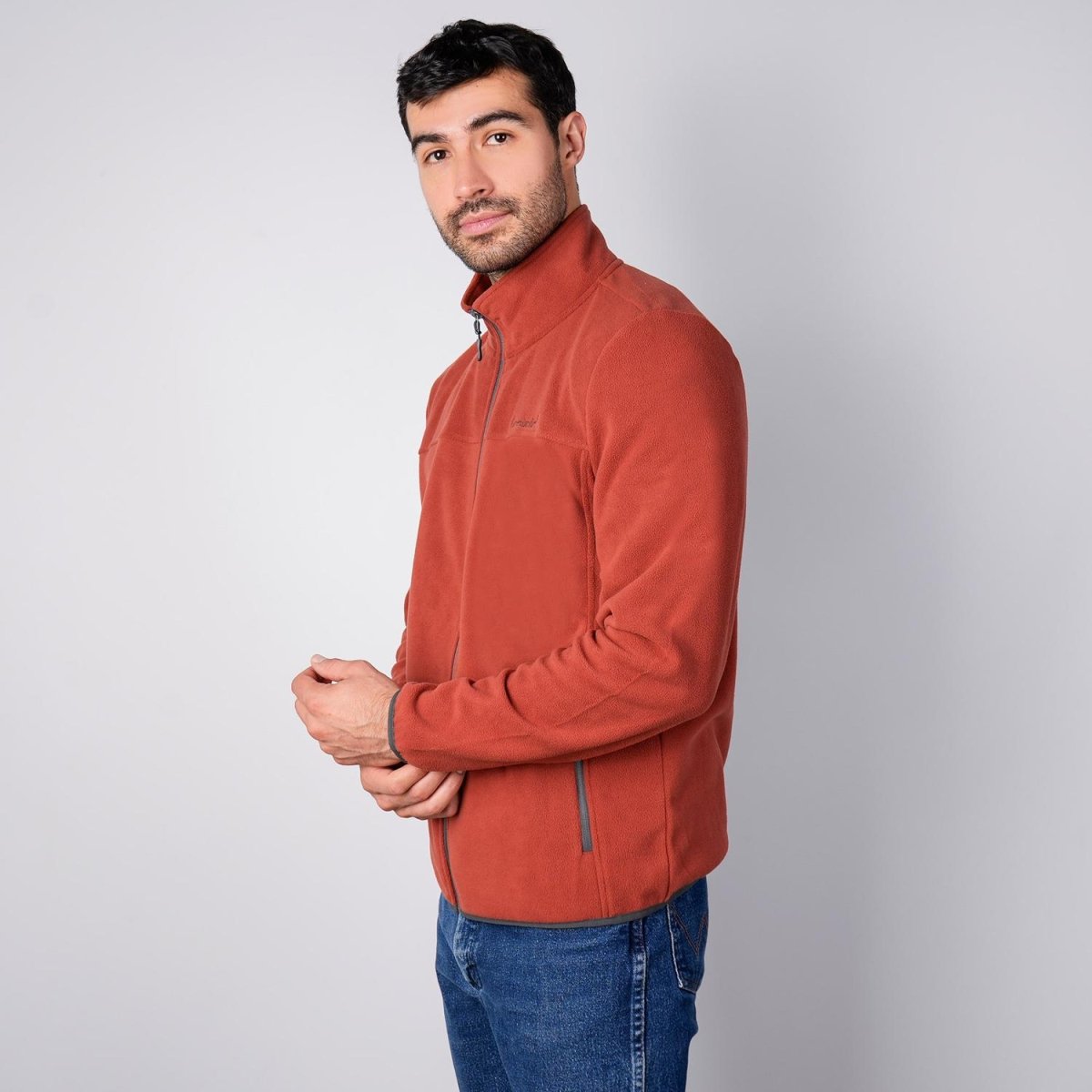 Sudadera Fleece para hombre con cuello alto y bolsillos Greenlander - Greenlander