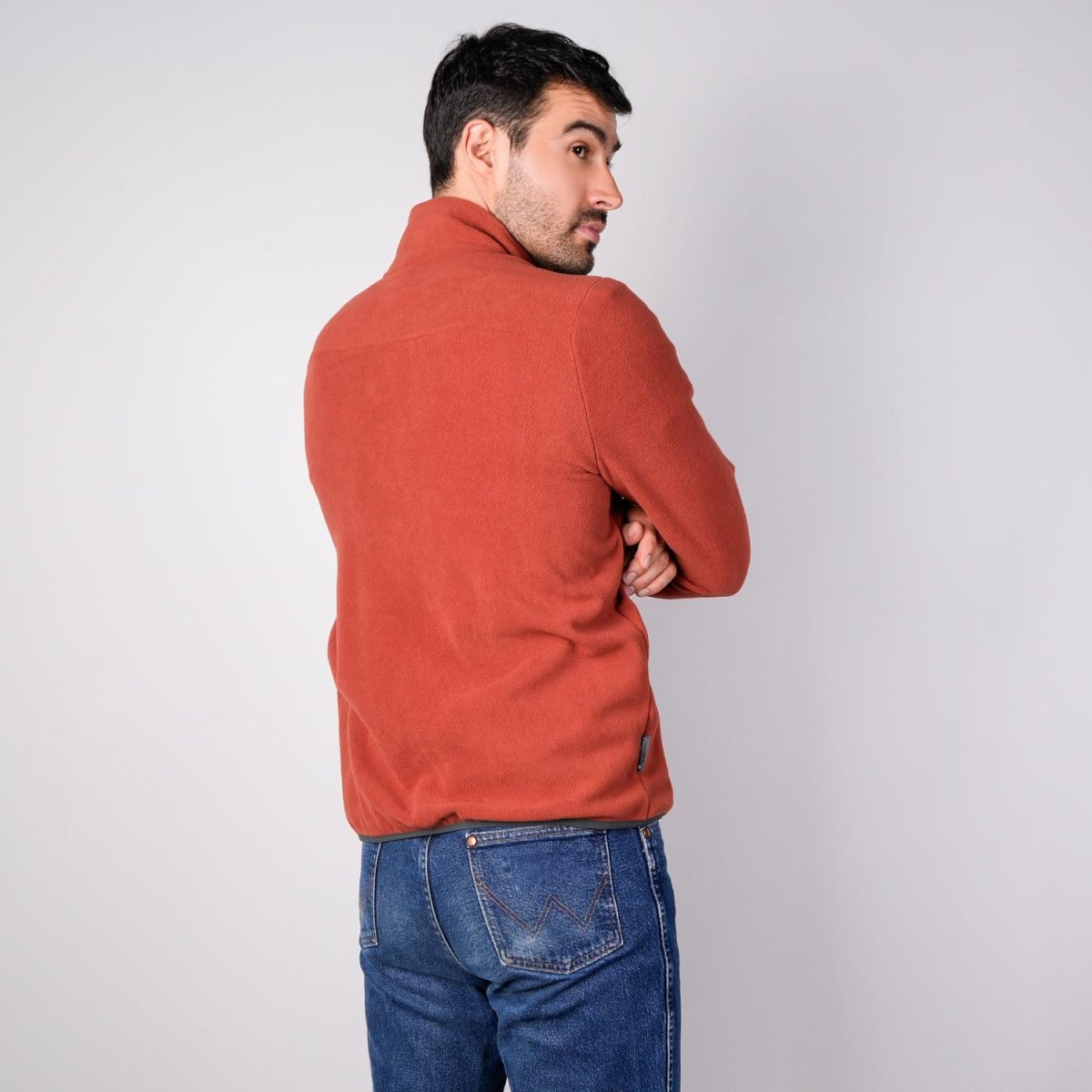 Sudadera Fleece para hombre con cuello alto y bolsillos Greenlander - Greenlander