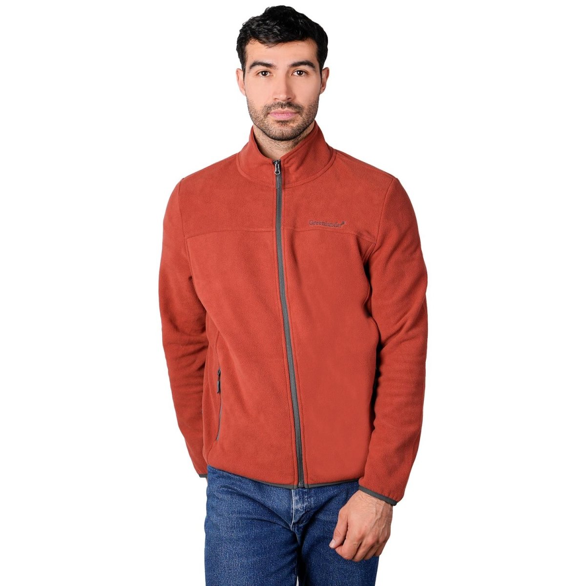 Sudadera Fleece para hombre con cuello alto y bolsillos Greenlander - Greenlander
