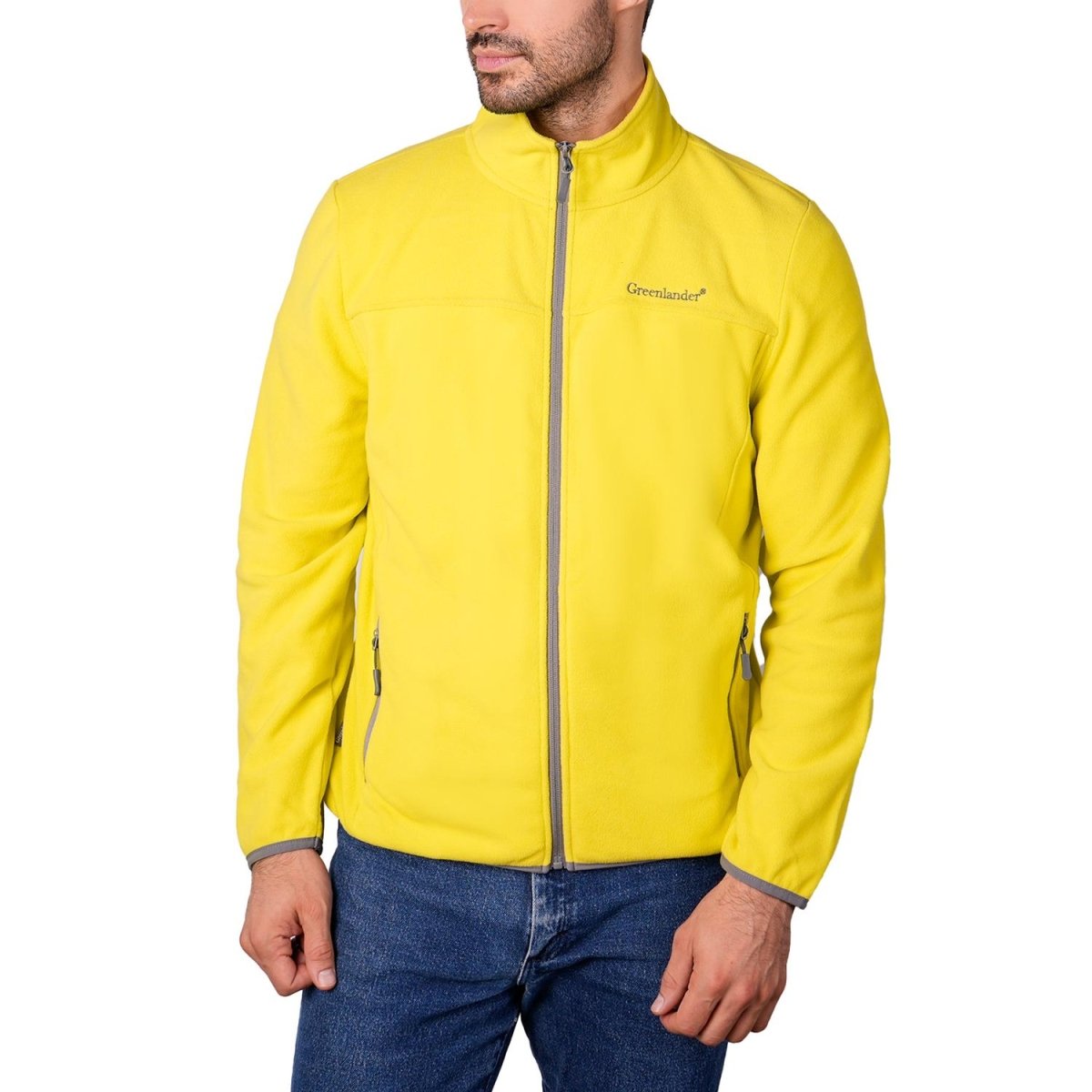 Sudadera Fleece para hombre con cuello alto y bolsillos Greenlander - Greenlander