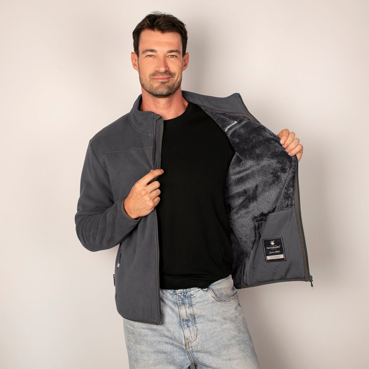 Sudadera Fleece Para Hombre Con Forro Polar - The Original Greenlander