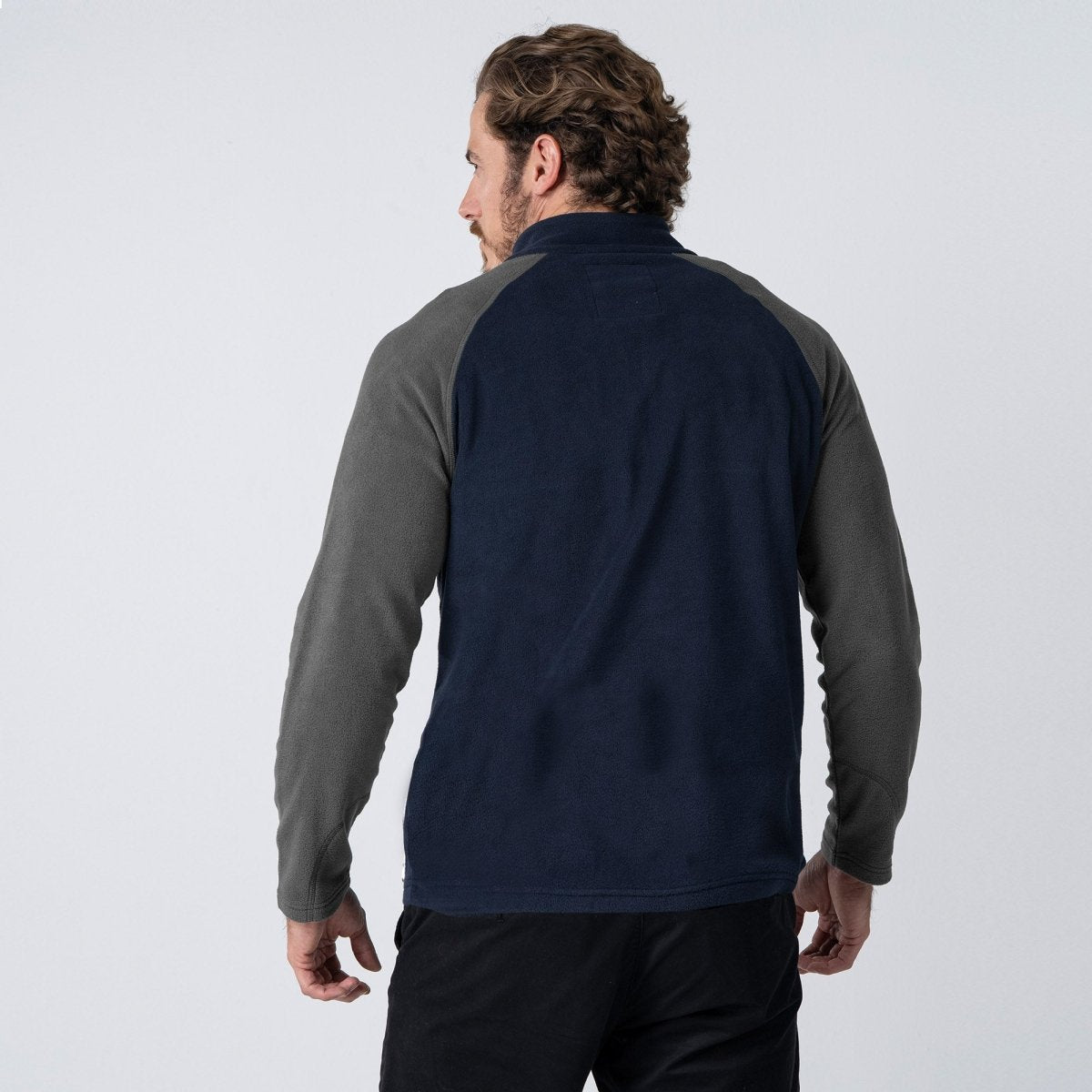 Sudadera Fleece para Hombre con Medio Cierre y Cuello Alto | Greenlander - Greenlander