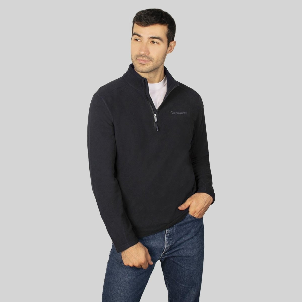 Sudadera fleece para hombre de medio cierre Greenlander - Greenlander