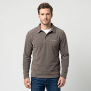 Sudadera Fleece para Hombre Manga Larga con Cuello Polo | Greenlander - Greenlander