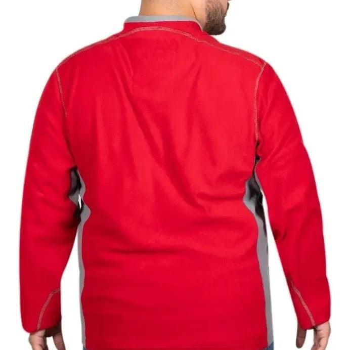 Sudadera Fleece para Hombre Plus Size con Medio Cierre y Cuello Alto | Greenlander - Greenlander