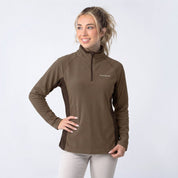 Sudadera Fleece para Mujer con Medio Cierre y Cuello Alto | Greenlander - Greenlander