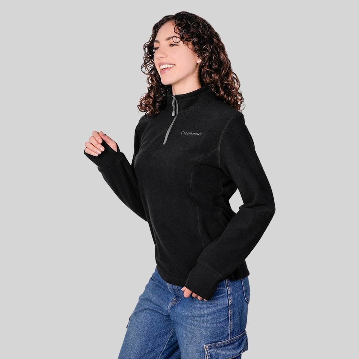 Sudadera fleece para mujer de medio cierre Greenlander - Greenlander