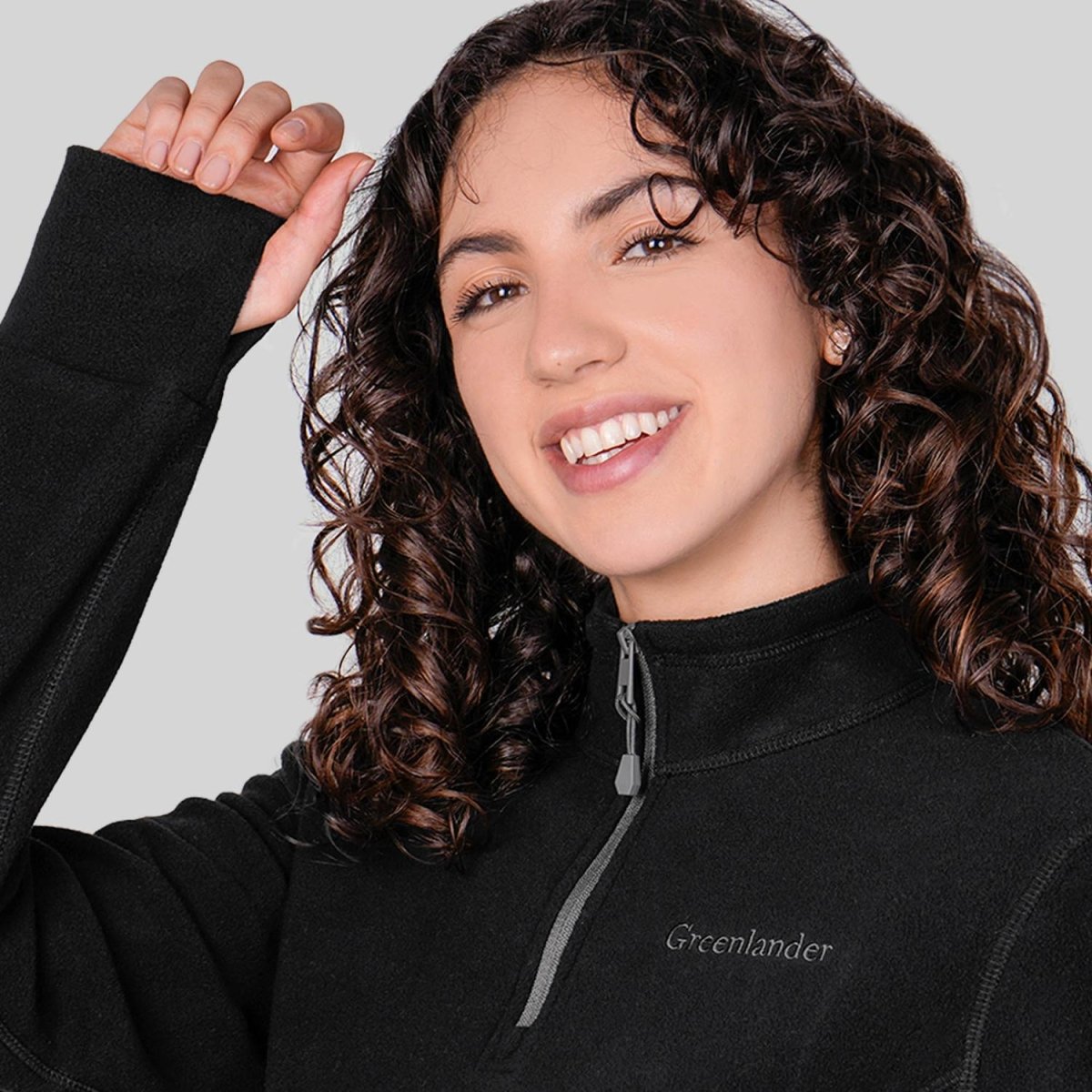 Sudadera fleece para mujer de medio cierre Greenlander - Greenlander