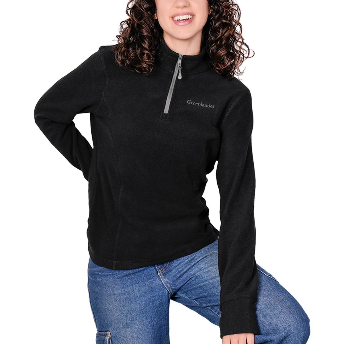 Sudadera fleece para mujer de medio cierre Greenlander - Greenlander