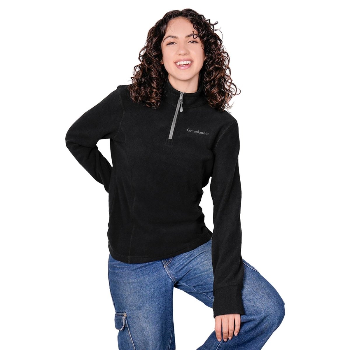 Sudadera fleece para mujer de medio cierre Greenlander - Greenlander