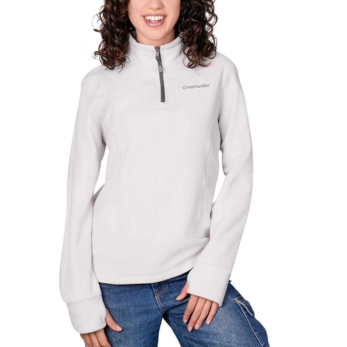 Sudadera fleece para mujer de medio cierre Greenlander - Greenlander