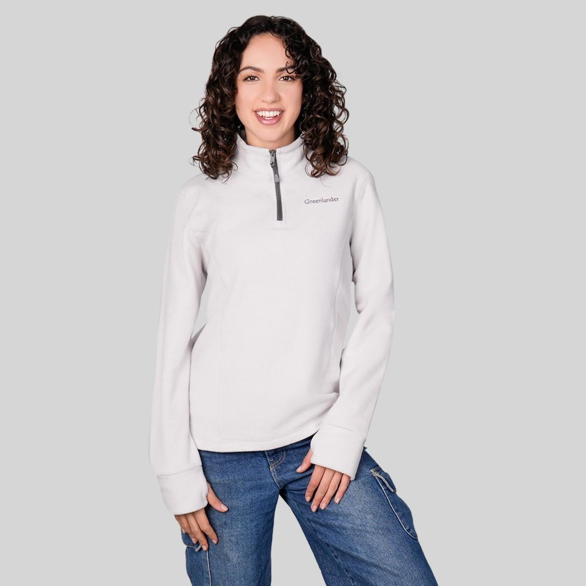 Sudadera fleece para mujer de medio cierre Greenlander - Greenlander