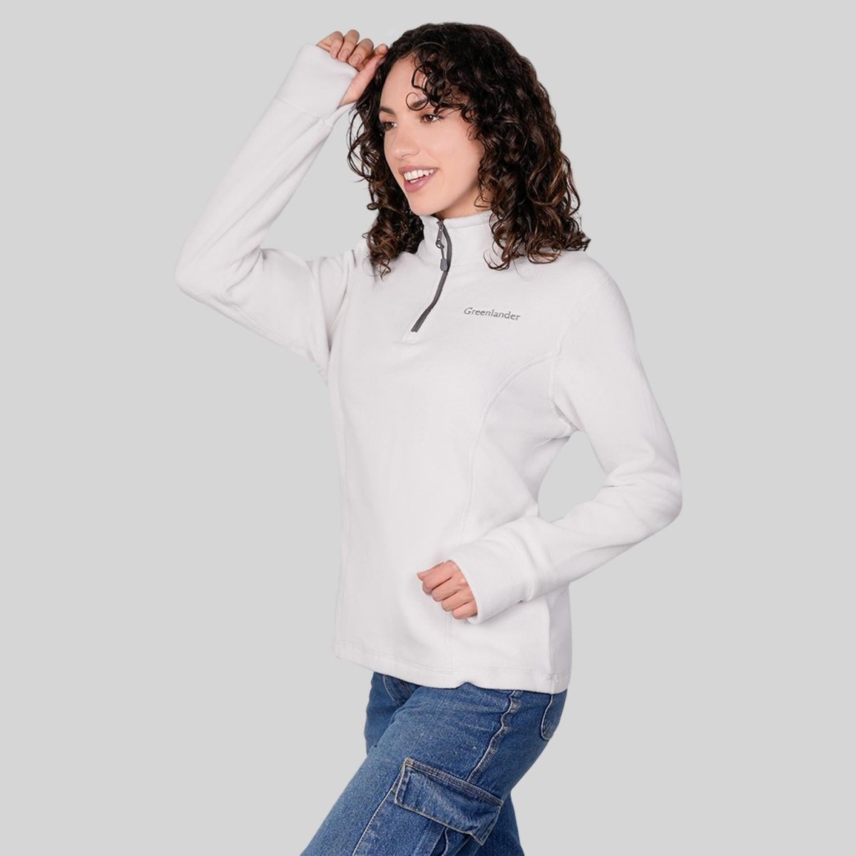 Sudadera fleece para mujer de medio cierre Greenlander - Greenlander
