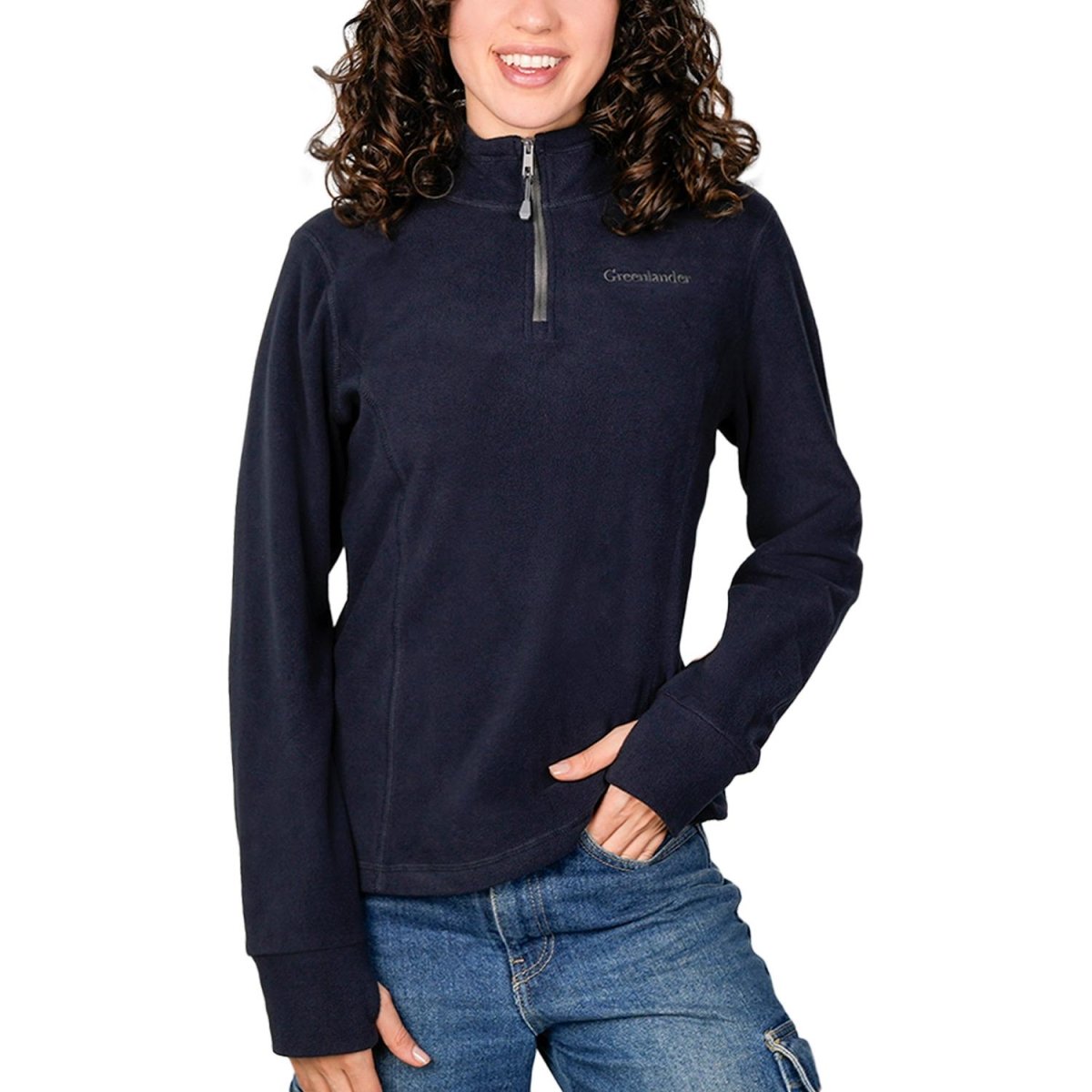 Sudadera fleece para mujer de medio cierre Greenlander - Greenlander