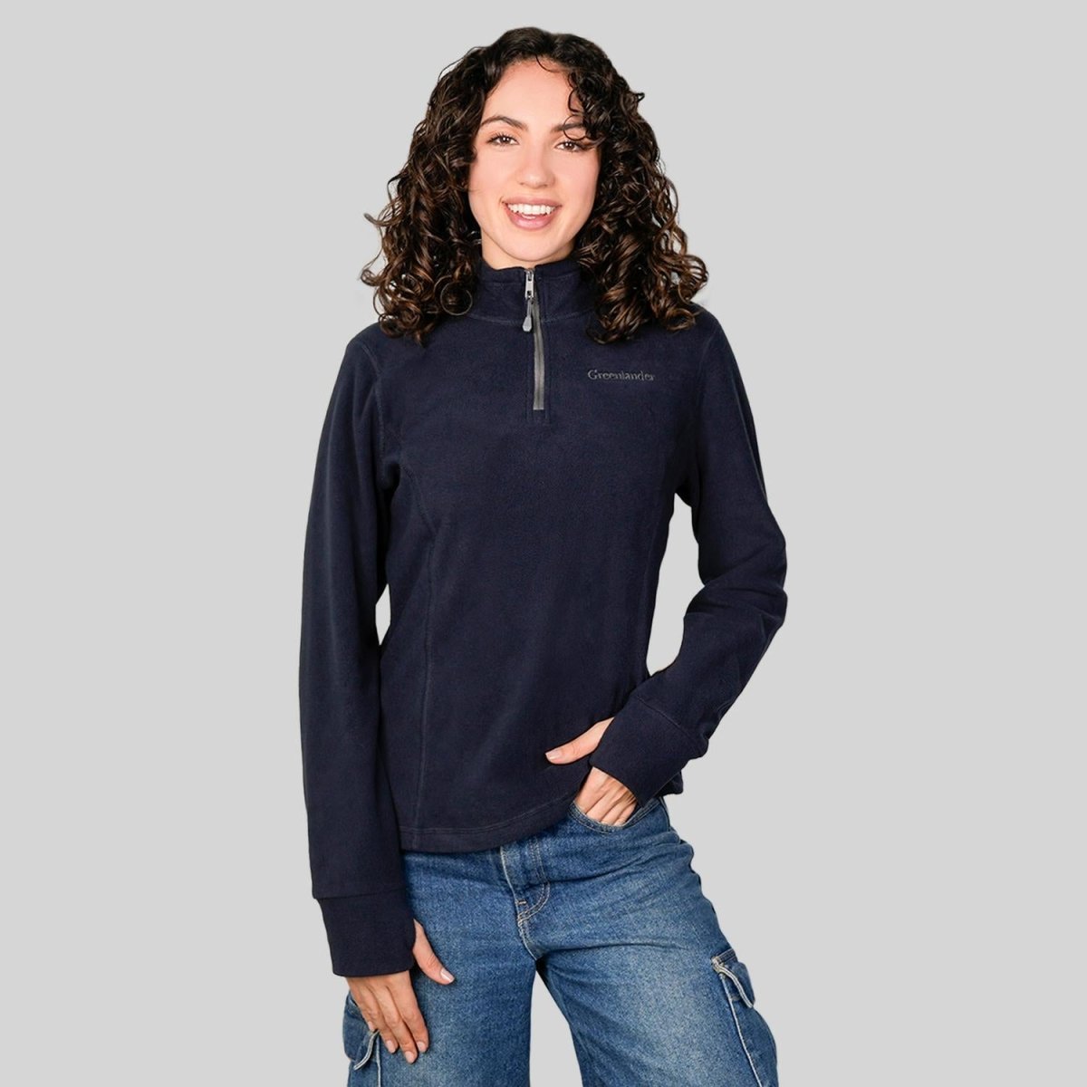 Sudadera fleece para mujer de medio cierre Greenlander - Greenlander