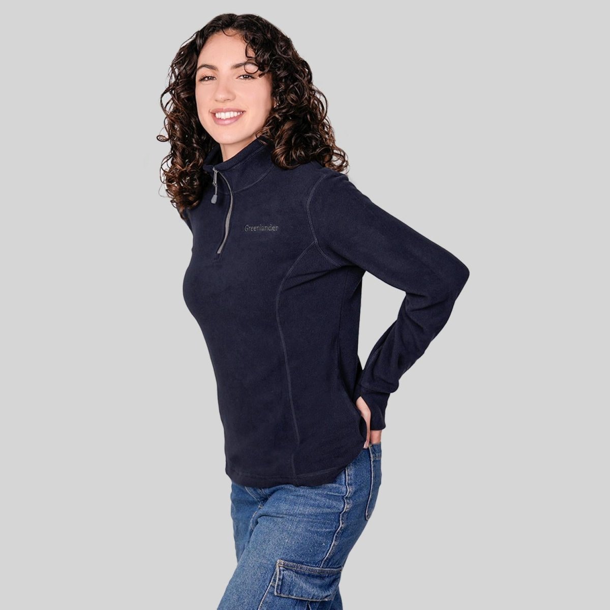 Sudadera fleece para mujer de medio cierre Greenlander - Greenlander