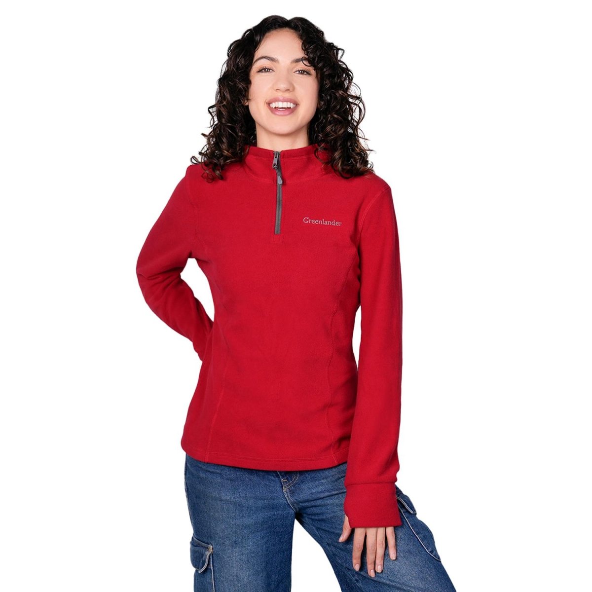 Sudadera fleece para mujer de medio cierre Greenlander - Greenlander
