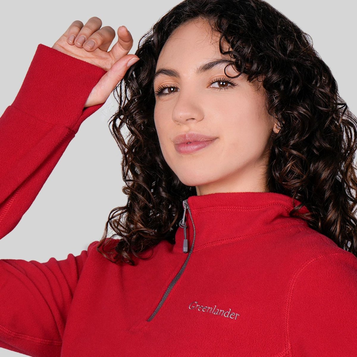 Sudadera fleece para mujer de medio cierre Greenlander - Greenlander