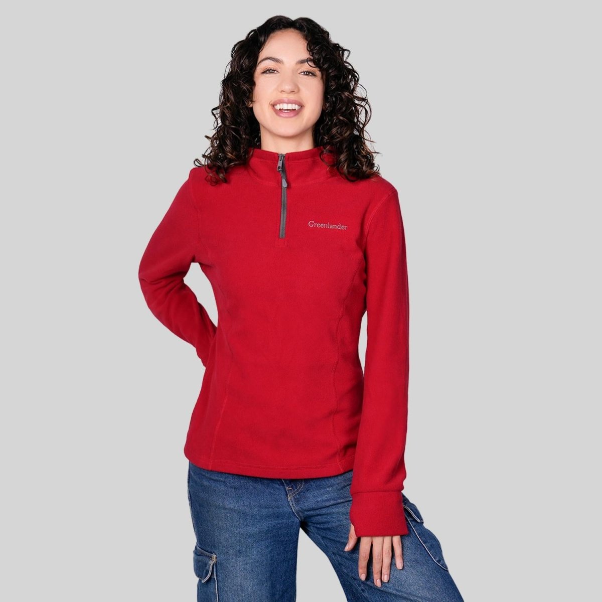 Sudadera fleece para mujer de medio cierre Greenlander - Greenlander