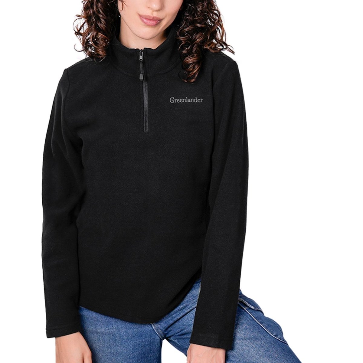 Sudadera fleece para mujer de medio cierre Greenlander - Greenlander